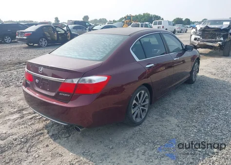 2013 Honda Accord Sport из США, поврежденный, VIN 1HGCR2F51DA074630